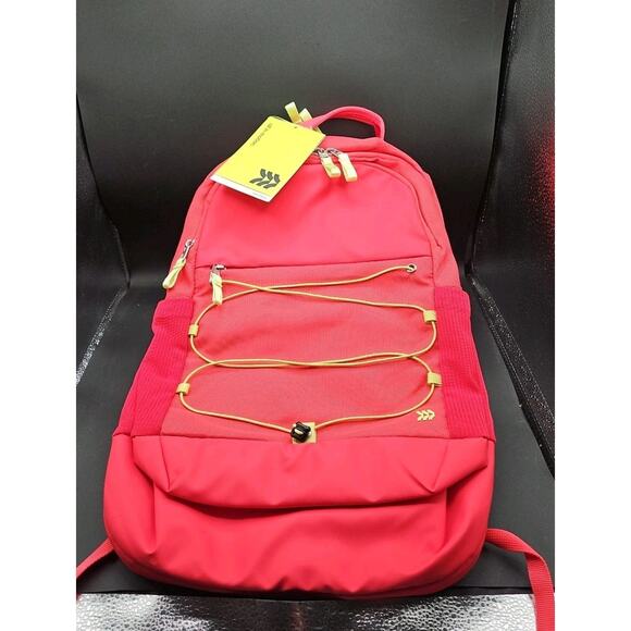Sporty 19" Backpack Red/Lime - All In Motion NEW - Picture 1 of 4